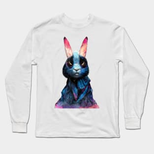 Rabbit watercolor painting #rabbit Long Sleeve T-Shirt